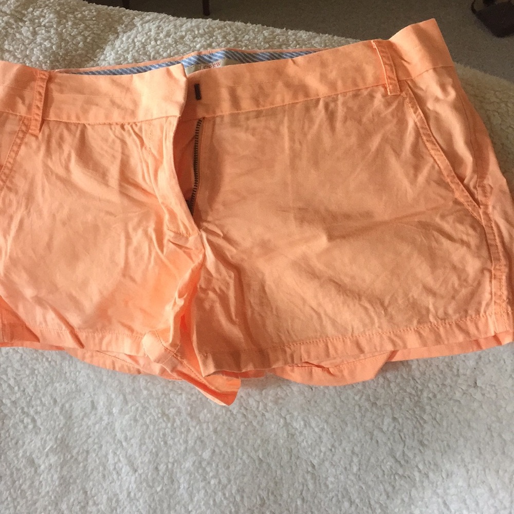 Pastel orange shorts
